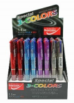 BALL POINT PENS 3 COLOUR DISPLAY (516T)