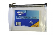 FLAT PENCIL CASE CLEAR SMALL (PC-6252)