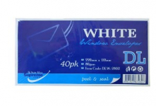 ENVELOPE DL WHITE WINDOW 40PK (DLW-2892)