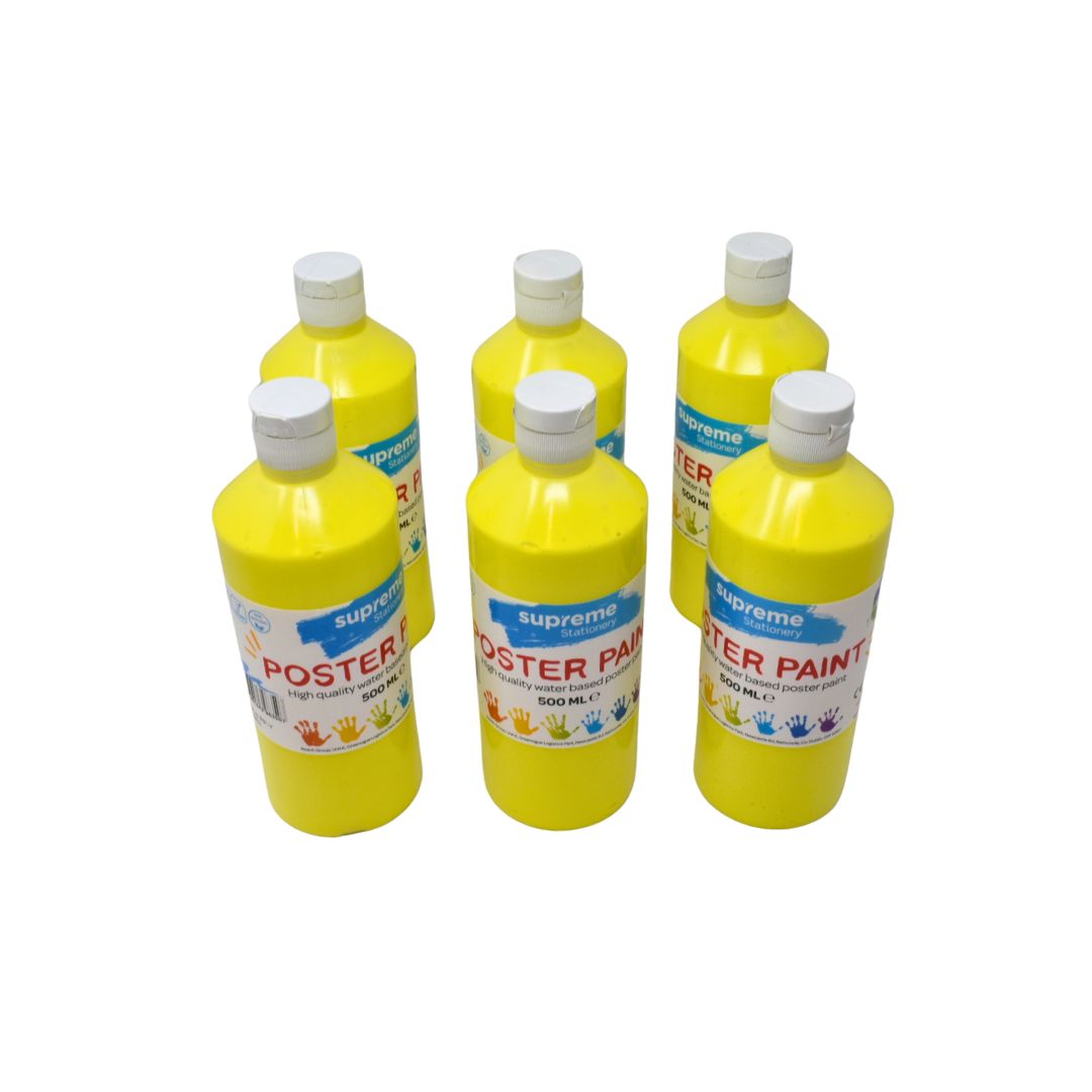 SUPREME 500ML POSTER PAINT YELLOW (PP-Y)