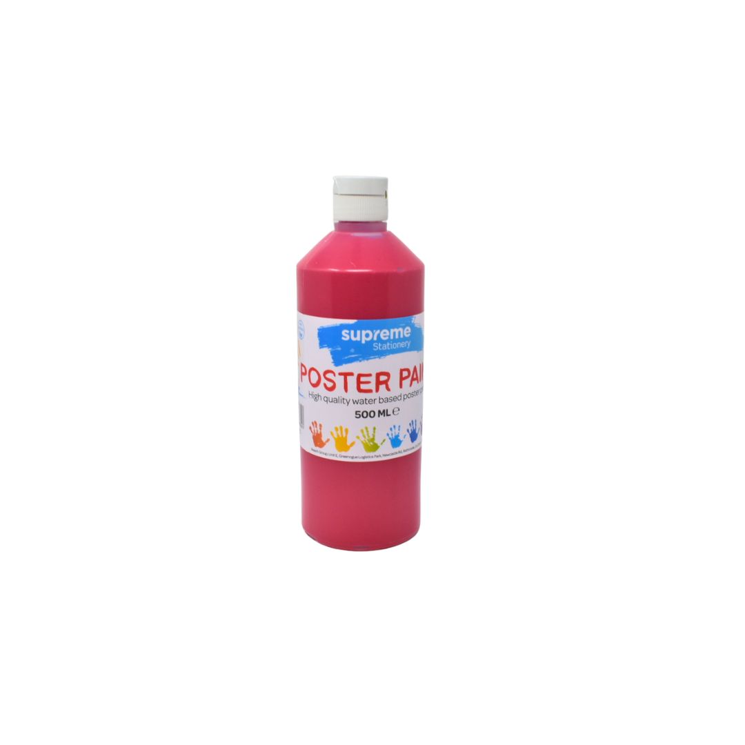 SUPREME 500ML POSTER PAINT RED (PP-RD)