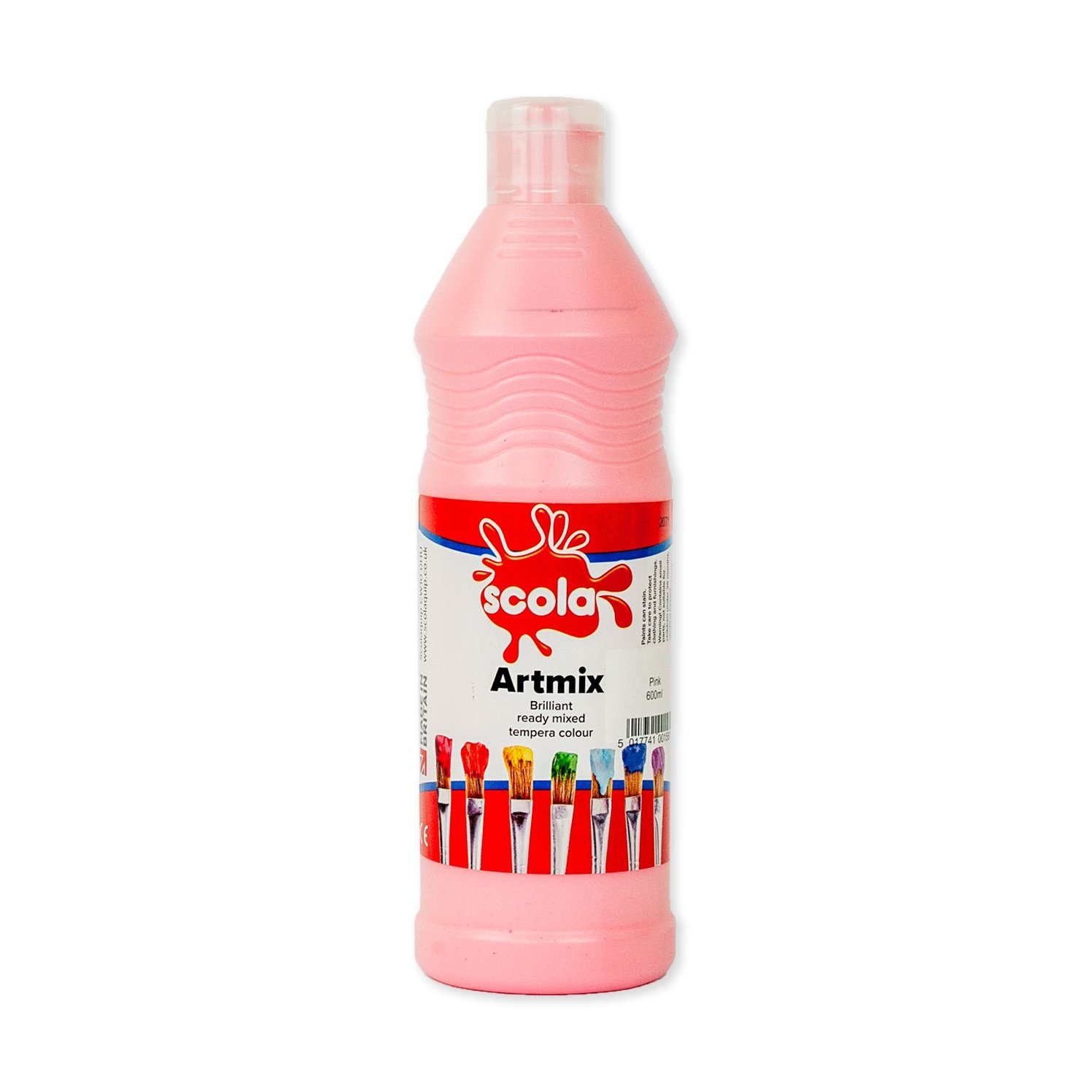 SCOLA 600ML POSTER PAINT PINK (AM600/03)