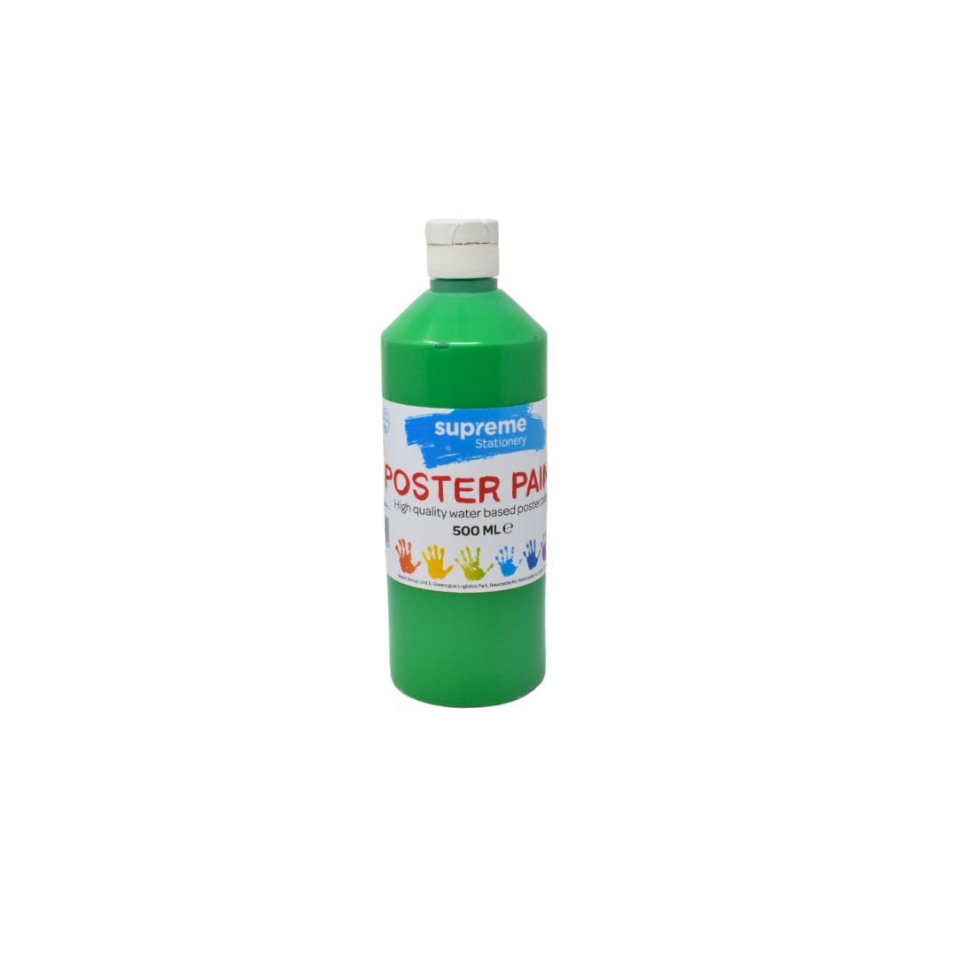 SUPREME 500ML POSTER PAINT GREEN (PP-GN)